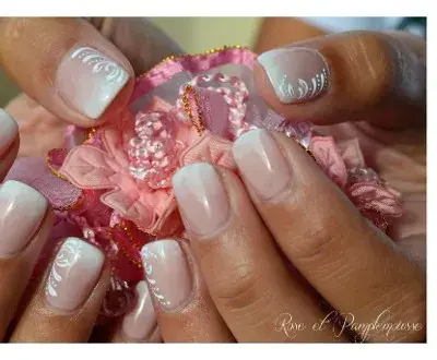 Rose et Pamplemousse  Ongles Aix en Provence