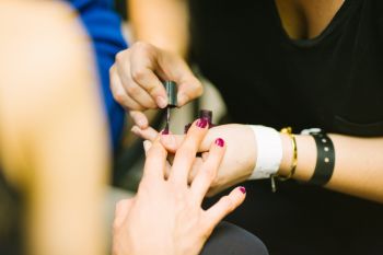 photo rose et pamplemousse  ongles aix en provence